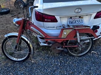 Motor cycle orange