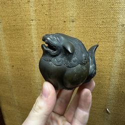 Japanese Antique 1850’s Meiji Period Bronze SHISHI KORO Incense Burner Censor