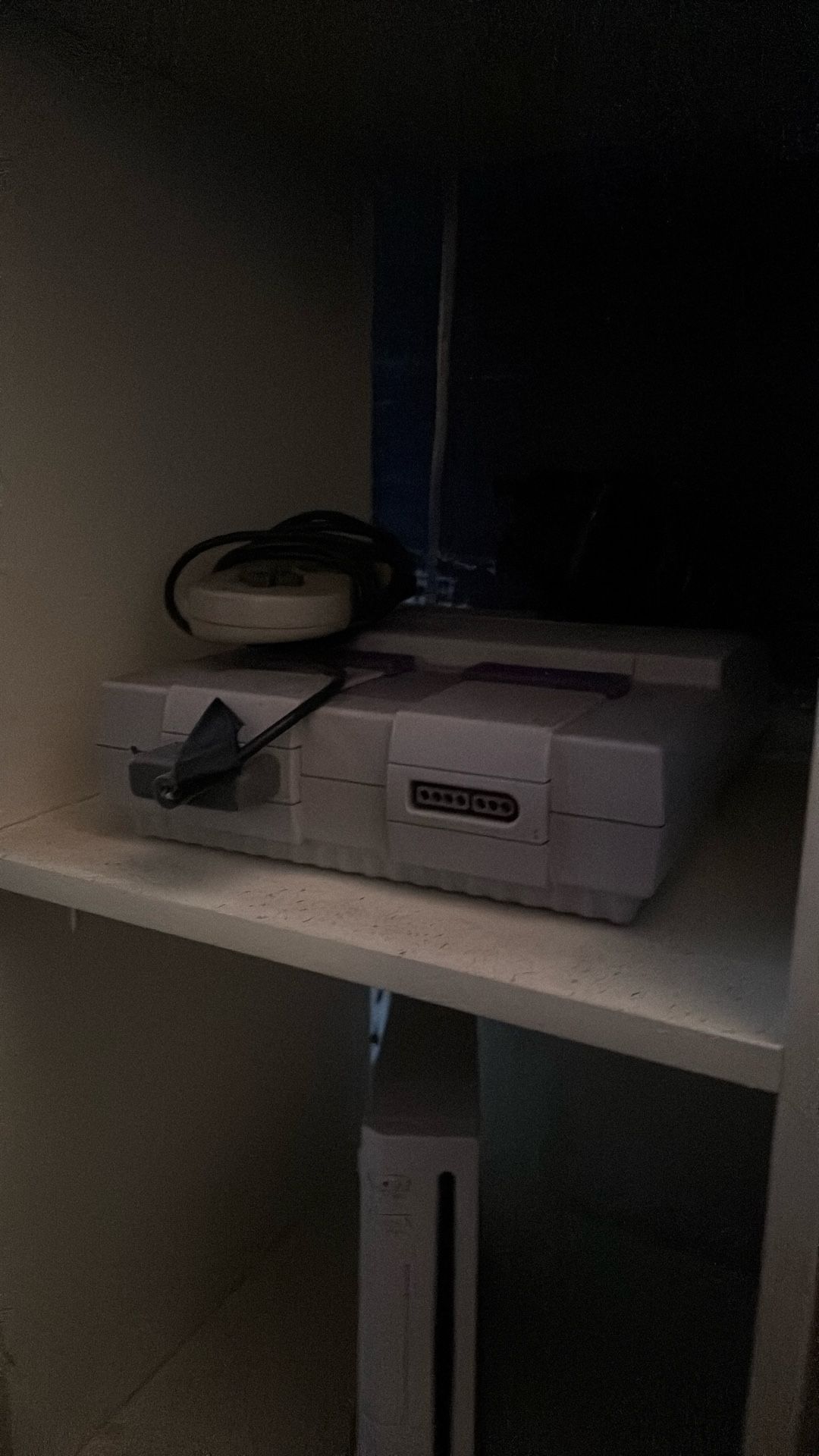 Super Nintendo controller and games