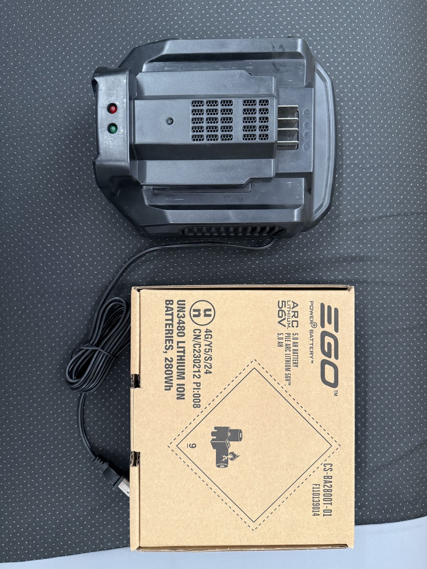 Brand new EGO 56v 5.0 Battery and Fast Charger 