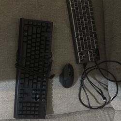 Gaming keyboard and mouse