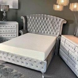 New 4pc Bedroom Set In Box 📦 Buy Now Pay Later $39 Down