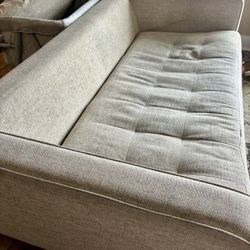 Article Sven Birch Ivory 72" Sofa