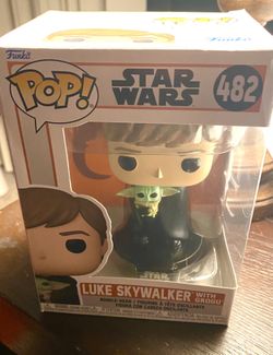 Star Wars Luke Skywalker with Grogu Funko Pop