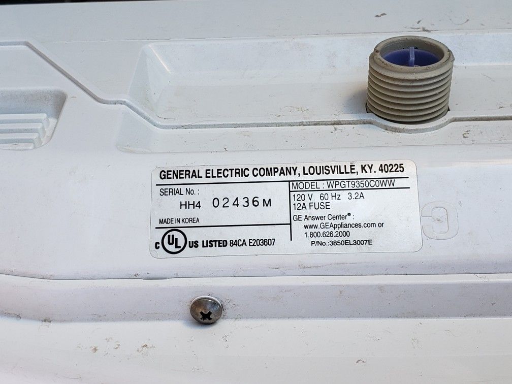 GE Profile Harmony King Size Capacity Washer & Electric Dryer EUC for