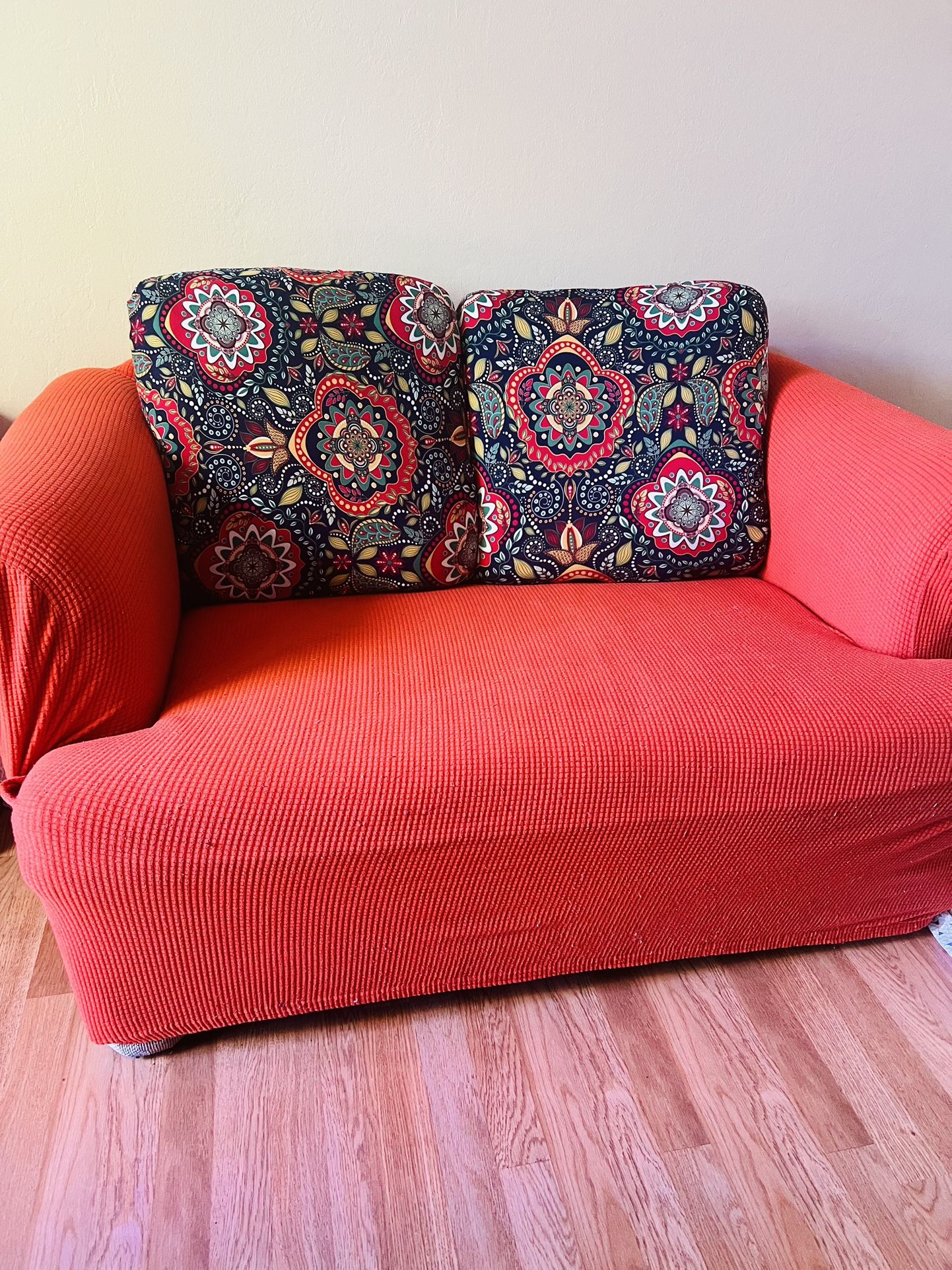 One 2 Seater Sofa Bed With Cushions For Sale