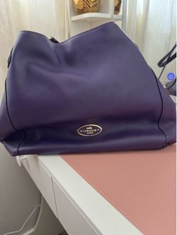 Coach tote purple