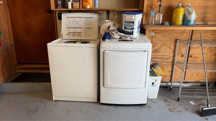 Washer and dryer