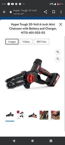 Hyper tough 2025 20 volt chainsaw