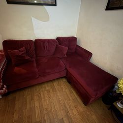 Red Sofa  3 Seater 