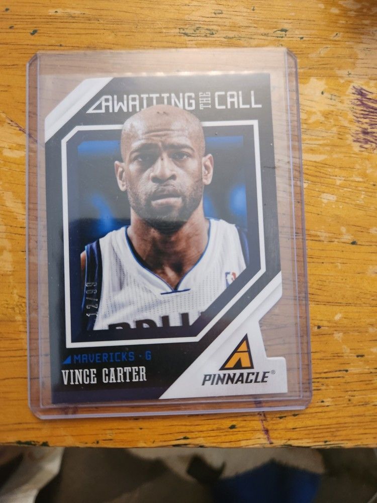 Vince Carter Die Cut Numbered Of 99