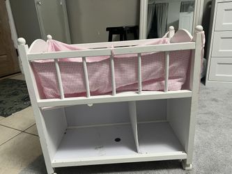 Kids Doll Crib And High chair