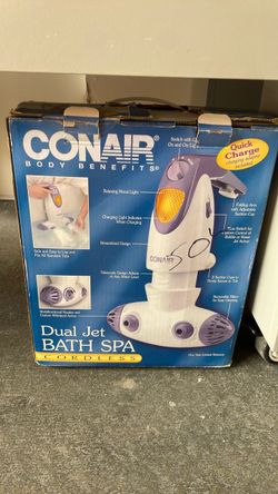 Conair Body Benefits Dual Jet Cordless Bath Spa