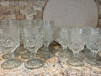 Vintage Anchor Hocking Wexford Stemware