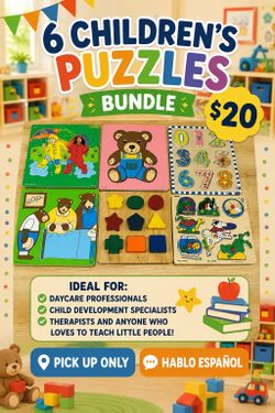 6 Children’s Puzzles (Bundle)