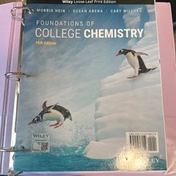 Foundation Of College Chemistry 16th Ed