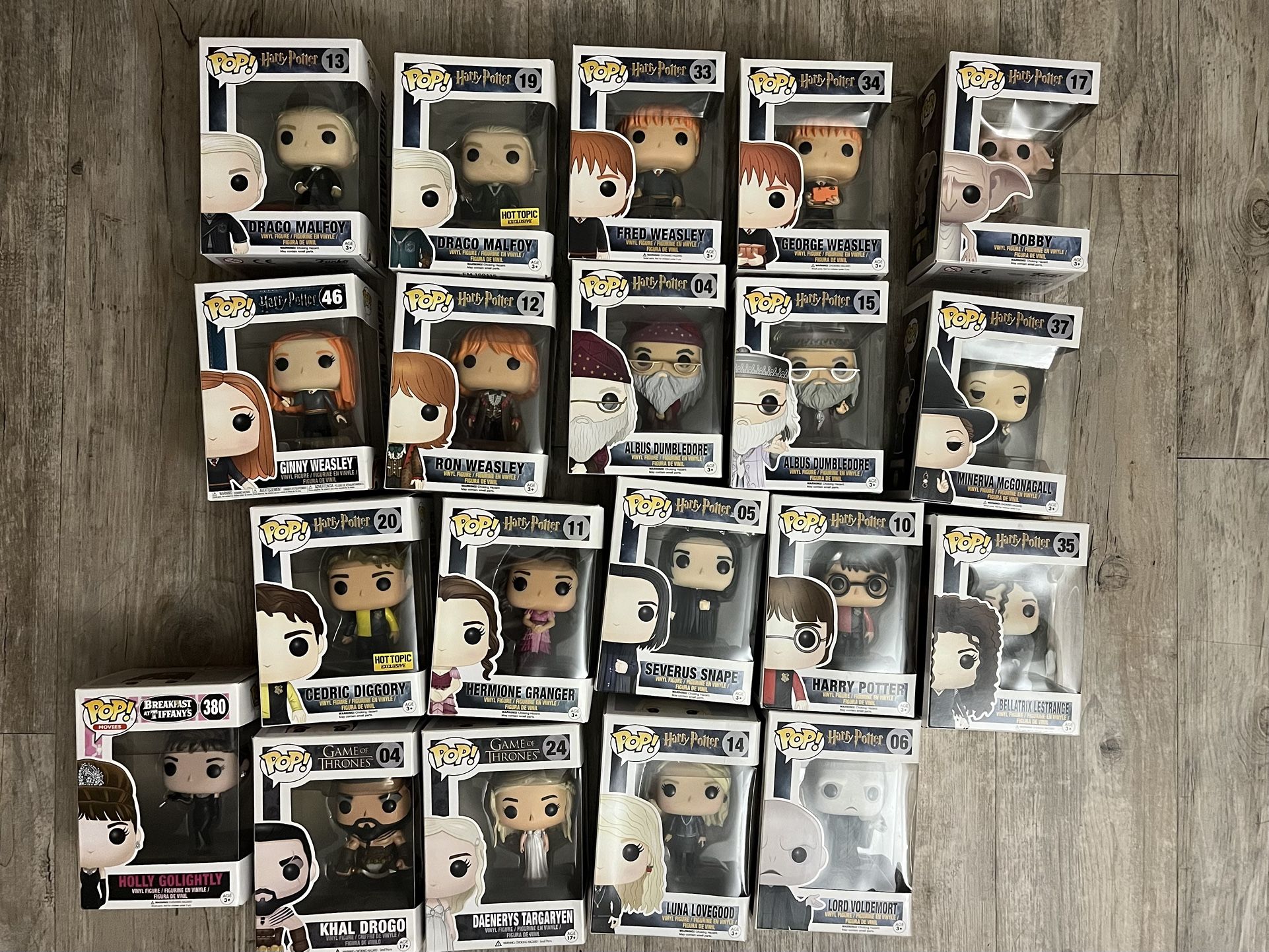 Harry Potter/ Game Of Thrones Pops