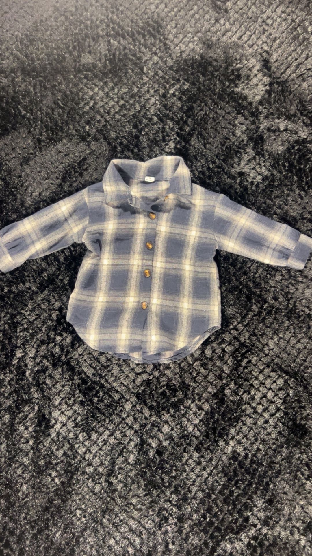 Shein Baby Boy Plaid Shirt - Size 90 (2T)