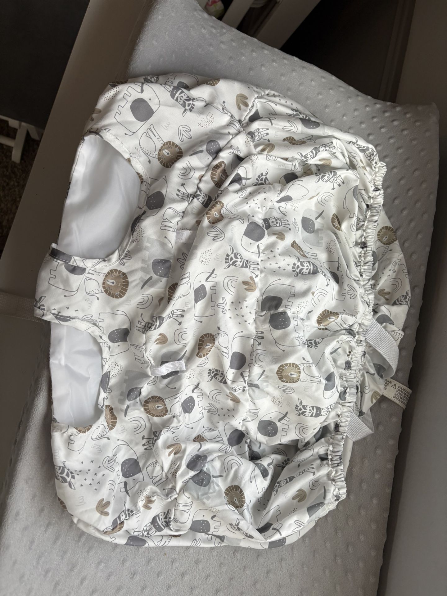 Safari Animal Shopping Cart/ High Chair Cover