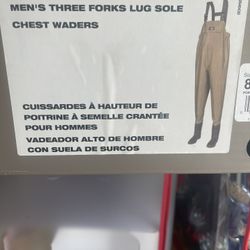 Men’s Three Forks Lug Sole Chest Waders