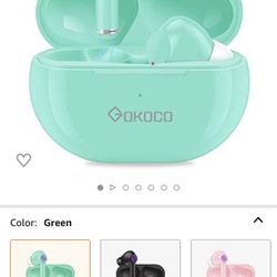 Bluetooth 5.1 Wireless Earbuds- Green