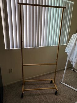 Gold trendy rack
