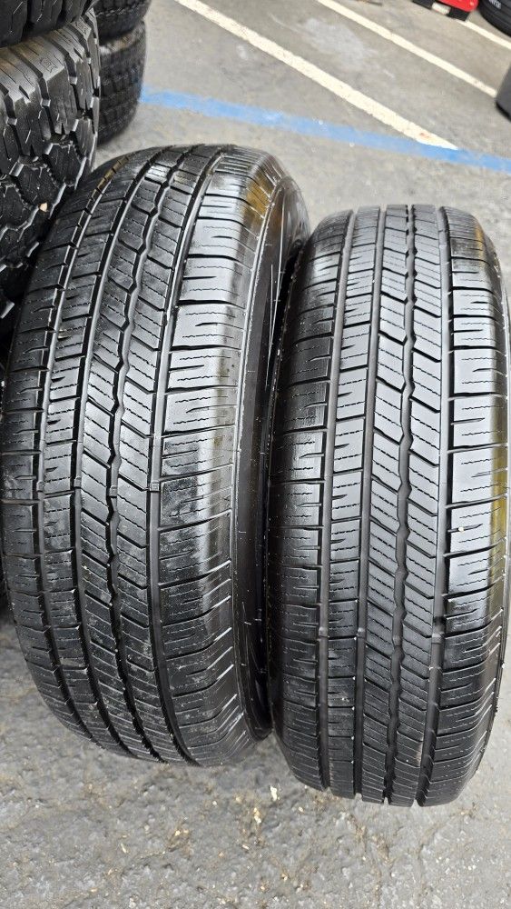 2 USED TIRES 205/70/15 MOHAVE TOURING w/90% Thread Both Installed and Balanced $130
