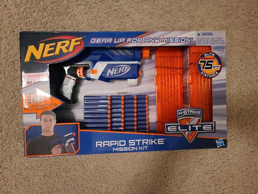 NERF Rapid Strike Mission Kit - RARE