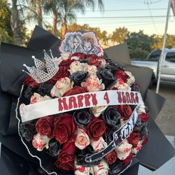 Spooky Ramo Buchon: Flower Bouquet For Halloween 