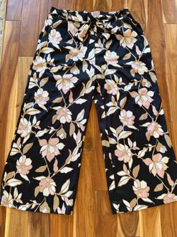 Petal and Pup Calantha Wide Leg Pants in Fall Floral,