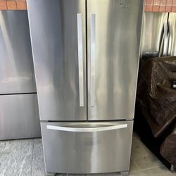 Whirlpool Refrigerator 36 X 69 X 24 Working Perfect Clean One Receipt For 90 Days Warranty 