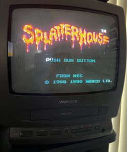 Splatterhouse TurboGrafX16 video game