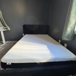 FULL mattress & bed frame 