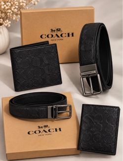 Coach Wallet and Belt