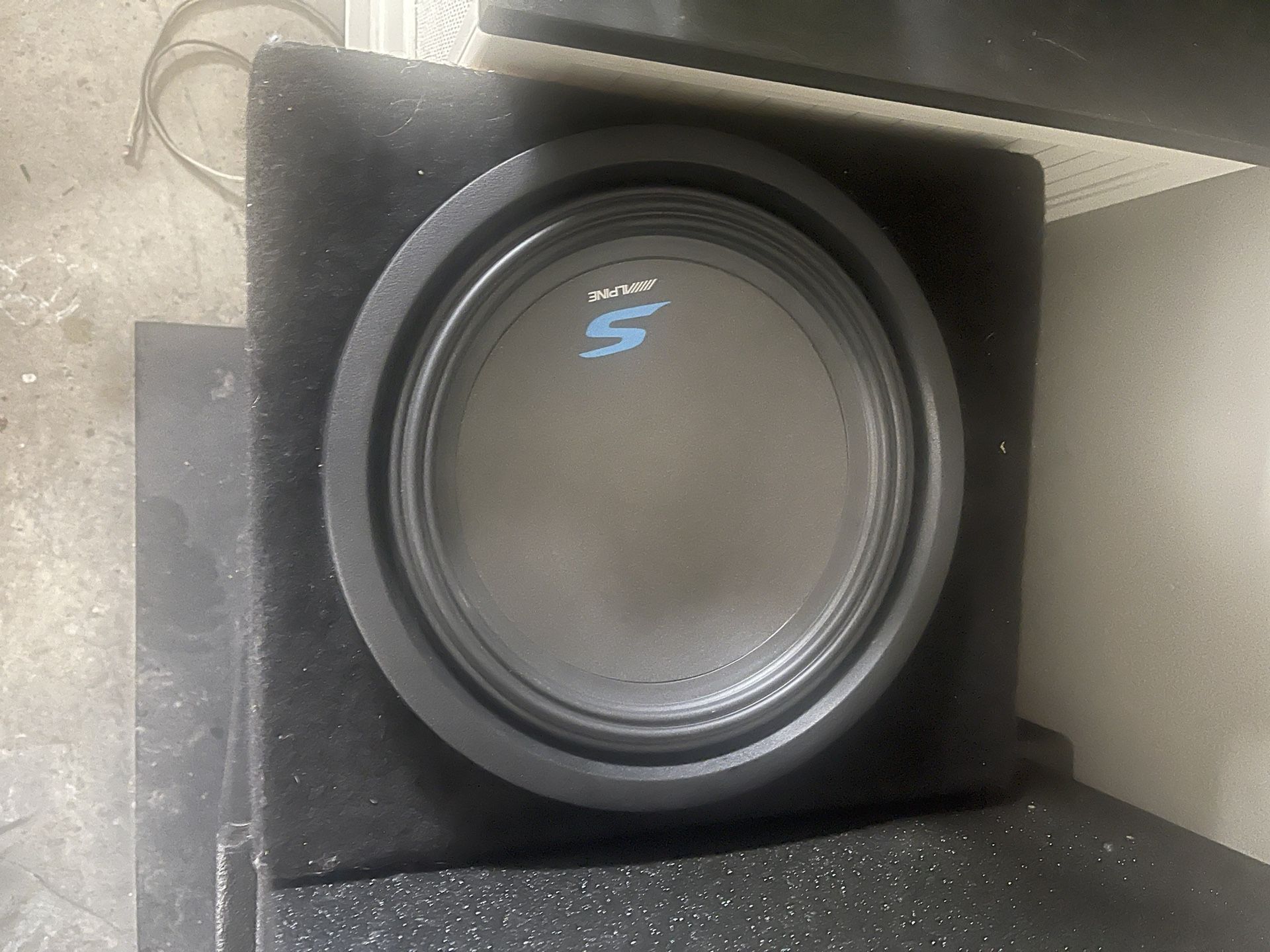 I Have A 12” Subwoofer Alpine Type S On Sealed Box Sub Is Brand New