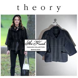 Theory Nivalis Wool Plaid Jacket ASO Blair Waldorf