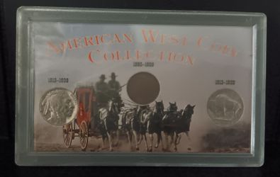 1994 American West Coin Collection 2 Buffalo Nickels 1 Indian Penny Never Opened