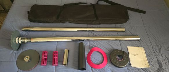 MiPole 360 Spinning & Static Dance Pole Kit - 50mm Chrome