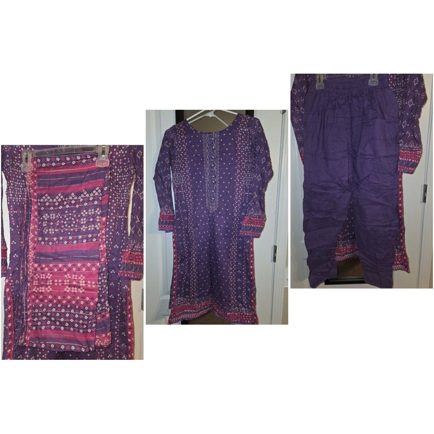 Bin Saeed 3 Piece Lawn Shalwar Kameez