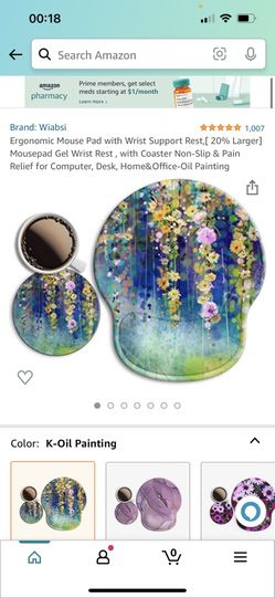 Mouse pad with Wrist Support Rest