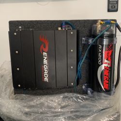 12 subwoofer - power capacitor - mono amplifier 