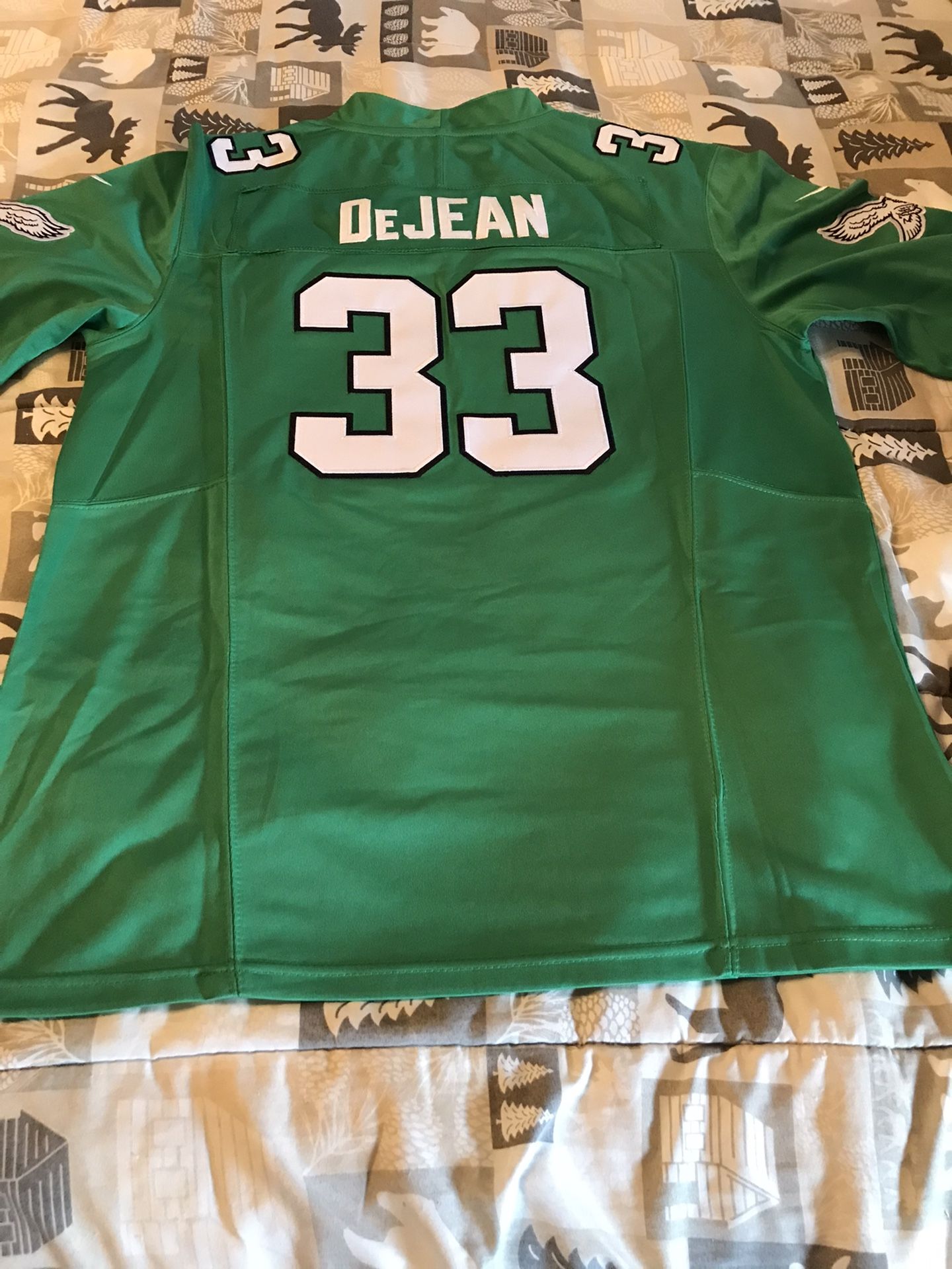 Eagles Dejean Football Jersey Sz Large