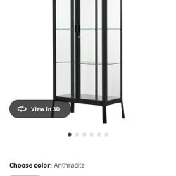 Ikea MILSBO Glass display cabinet
