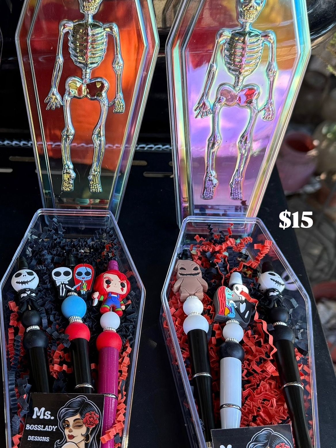 Halloween Beaded Pens Set