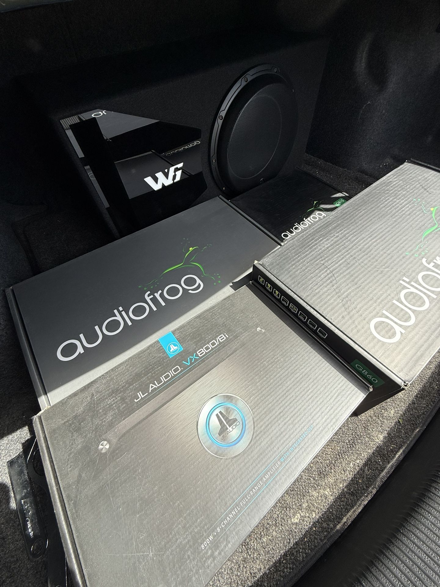 Jl Audio And Audiofrog Sound System