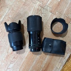 Nikon 55-200mm Lens + Extra Zoom Lens Bundle (Great Condition)