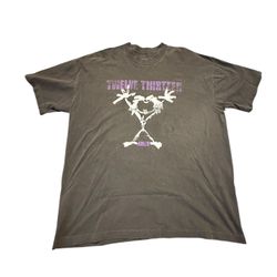 1213 ‘Pearl Jam’ T-shirt Faded Black
