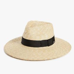 Woman’s BRIXTON Joanna Straw. Hat Size M Hat is also adjustable on the inside 