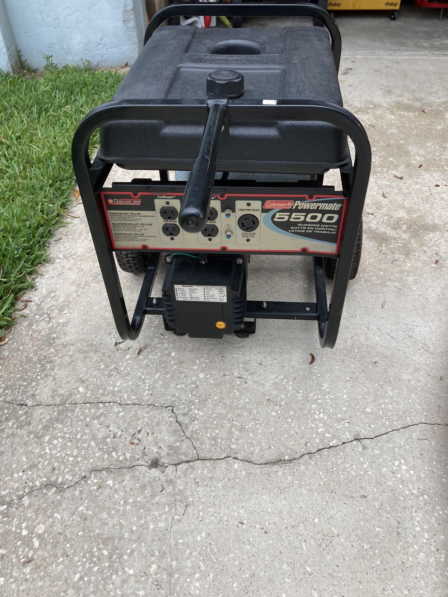 Coleman Powermate 5500 Watt Generator