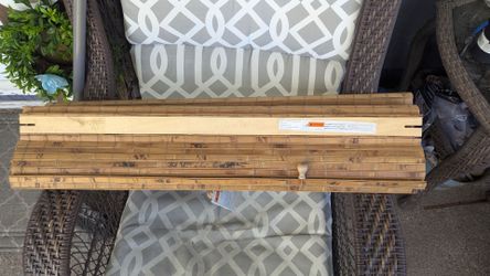 1 vintage bamboo roll up shade